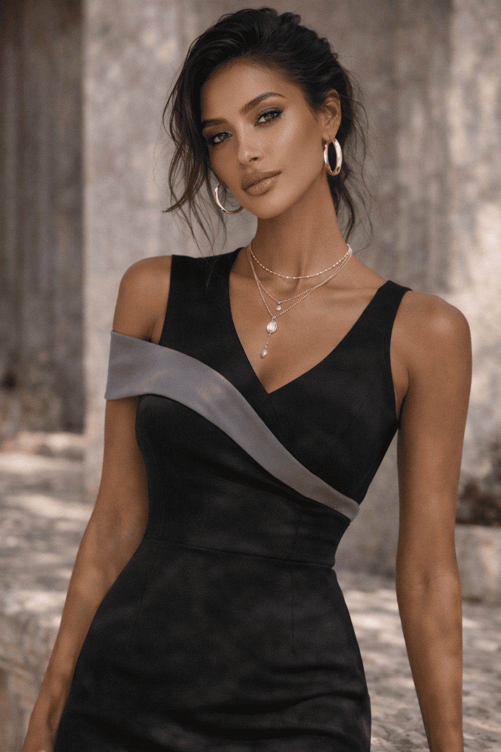 Noir et gris Maison HARPPERS