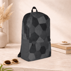 Sac à dos gris imperméable avec compartiment ordinateur 15 pouces