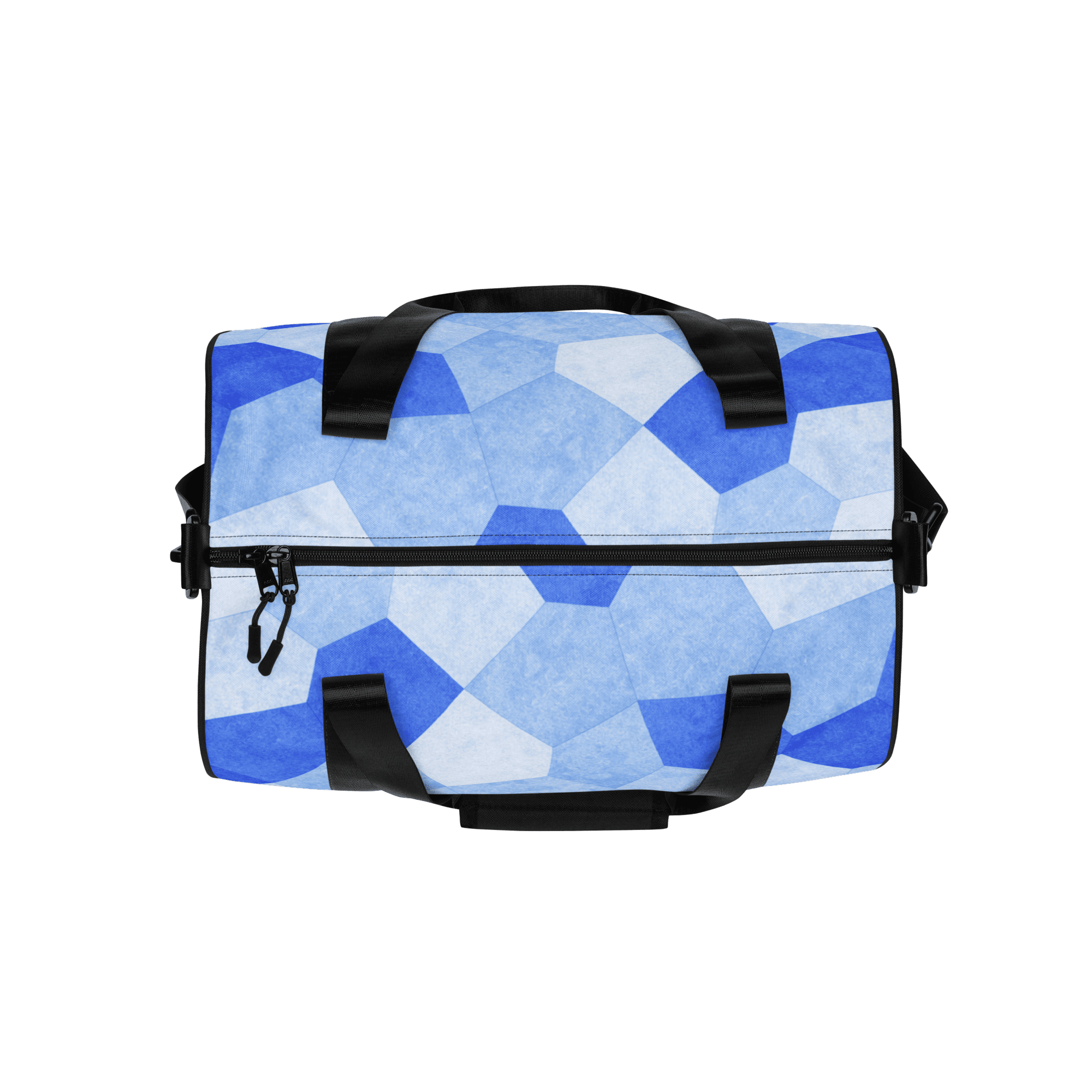 Sac de voyage bleu. Compact, structuré et résistant. Idéal pour vos trajets courts et vos séances de sport