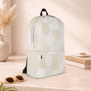 Sac à dos ivoire imperméable avec compartiment ordinateur 15 pouces