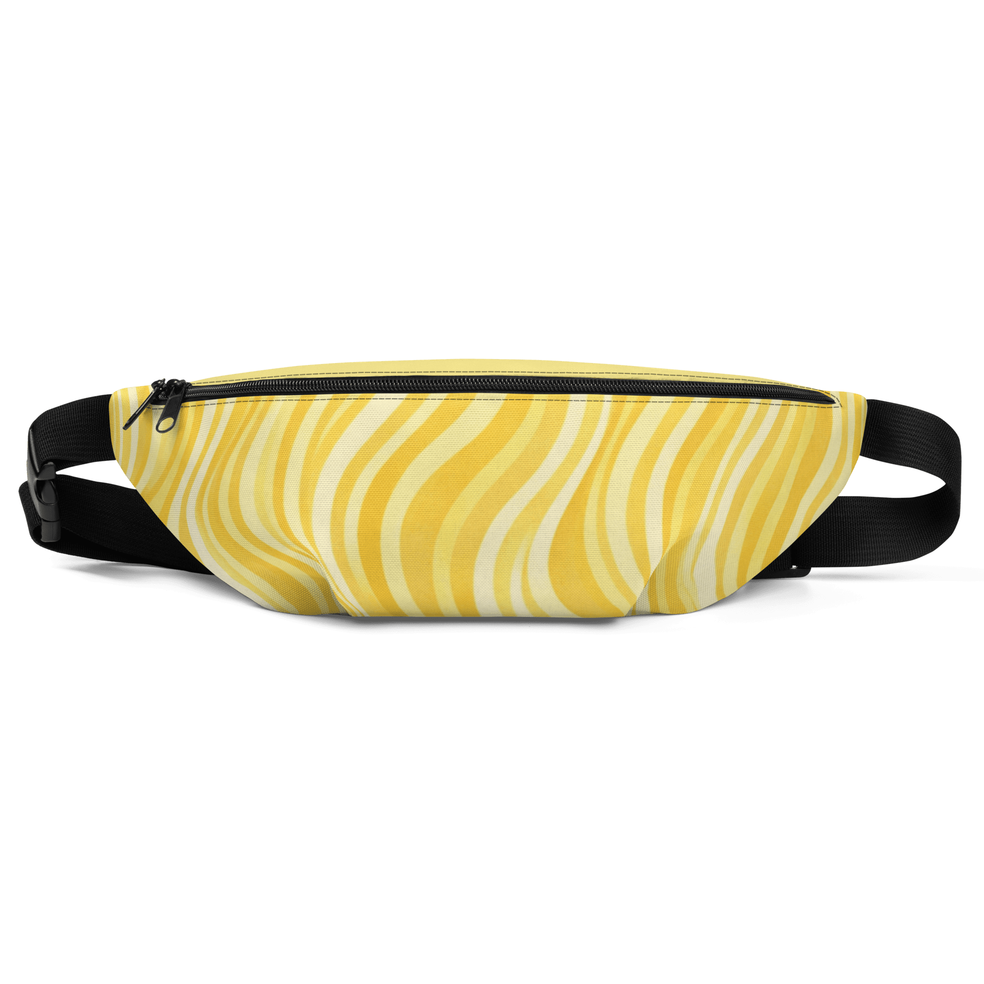 Sac banane jaune compact, pratique et élégant. Idéal pour garder vos essentiels à portée de main.